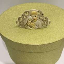 Bomboniera Comunione Sacra Famiglia in Resina Stock 35 Pezzi
