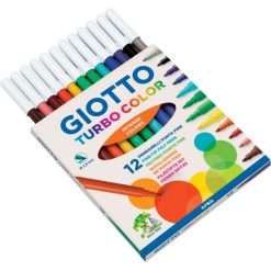 Pennarelli Giotto Turbo Color - Colori a Spirito - 12 pezzi 416000A