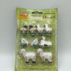 Animali in resina per decorazione Presepe Natale Miniature