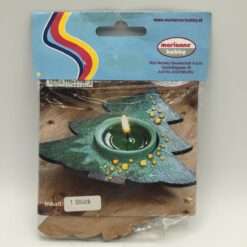 Kit MDF porta candele da decorare o colorare - Soggetti Natalizi
