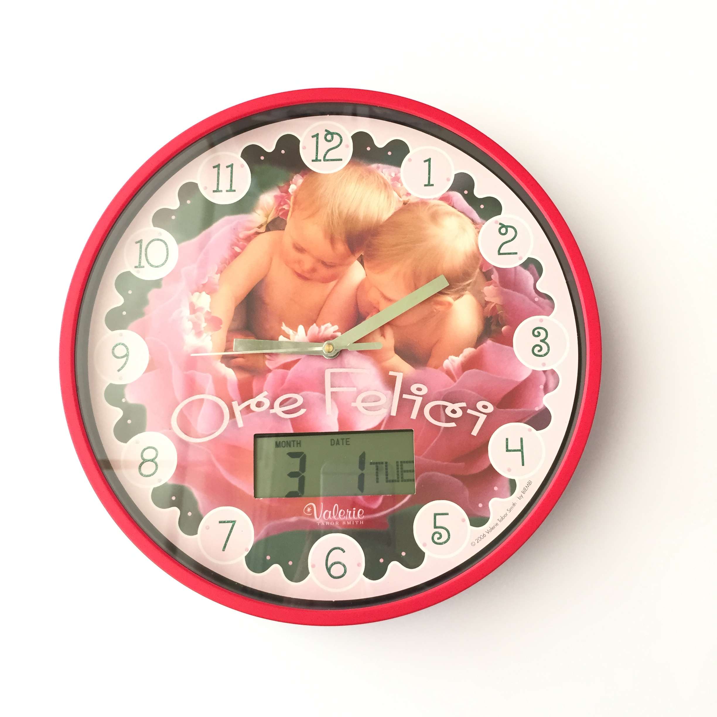 Orologio da Parete Rosso Valerie