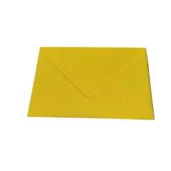 5 PZ Busta Lettera Invito C6 Giallo