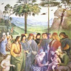 Carta di Riso Tovagliolo Decoupage Scena Religiosa