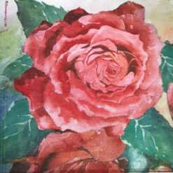 Carta di Riso Tovagliolo Decoupage Rosa