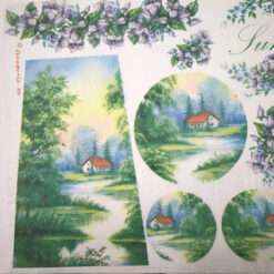 Carta di Riso Tovagliolo Decoupage Estate