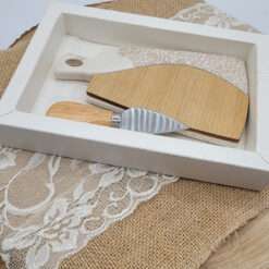 SUPER OFFERTA Set Tagliere e Coltello da Formaggio Fiori