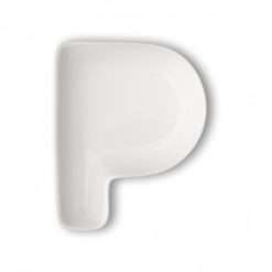 Lettera P in Porcellana Brandani - Articolo da Regalo, Home Design