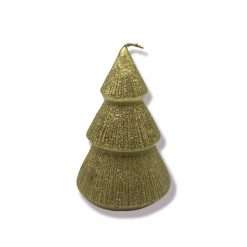 Candela Albero di Natale Oro 7x12