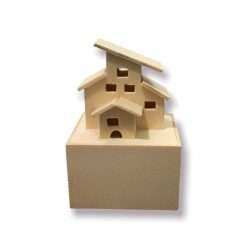Scatolina Casetta in Legno da Decorare 5,5x8