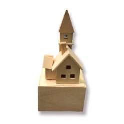 Scatolina Chiesa in Legno da Decorare