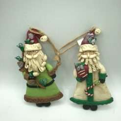 Addobbo Natalizio Babbo Natale Vintage