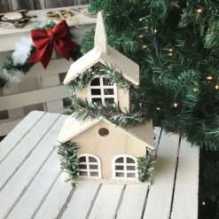 Casetta in Legno con Luce Led