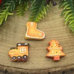 Set 12 Pezzi Chiudipacco Natalizio Soggetti Assortiti