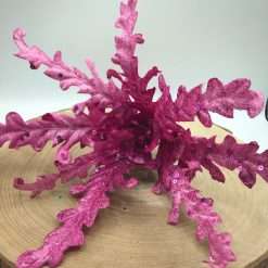 STOCK 7 Fiori Fucsia in Tessuto Decorazione Natalizia o Home Decor