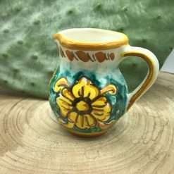 Bomboniera Comunione Matrimonio Mini Boccale in Ceramica Decorata Produzione Artigianale Siciliana