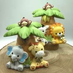 Bomboniera Battesimo Compleanno Salvadanaio con Animali della Foresta - Margot Collezione 2023