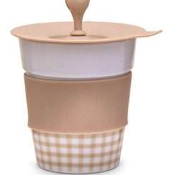 Bicchiere in Porcellana con Tappo Ermetico, Madrhélen - Articolo da Regalo, Home Design