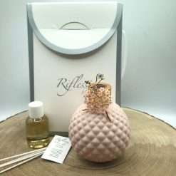 Bomboniera Battesimo Comunione Matrimonio Profumatore "Ananas" con Ballerina, Cipria - Riflessi