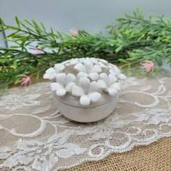 Scatolina Bianca con Primule in Porcellana, Margot - Articolo da Regalo, Home Design