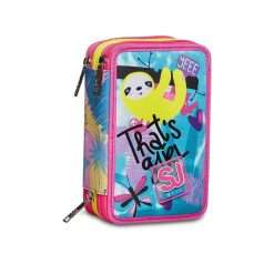 Astuccio 3 Zip Clack It Girl SJ Gang