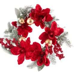 Dietro Porta Natalizio Rosso -Collezione Natale Le Stelle