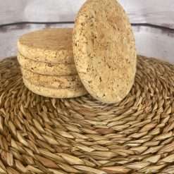 STOCK 6 PZ Base Tonda in Sughero da Decorare - Hobbistica, Fai Da Te