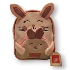 Mini Zaino Peluche Pink Hug Bunny Perletti