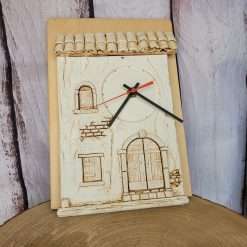 Quadretto Casa con Orologio da Decorare - Hobbistica, Fai Da Te