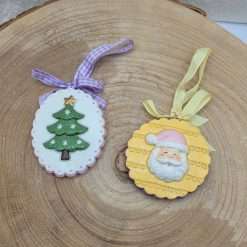 Appendino Natalizio 2 Soggetti - Decorazioni Natalizie