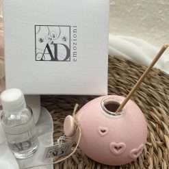 Bomboniera Battesimo - Palloncino Profumatore Rosa con Luci Led - AD Emozioni