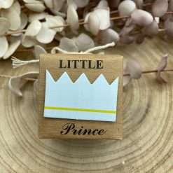 Set 25 Scatoline Porta Confetti Quadrata con Corona Azzurra Fai Da Te DIY