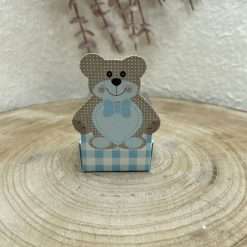 STOCK 20 PZ Scatolina Porta Confetti con Orsetto Fai Da Te DIY