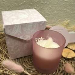 Bomboniera Matrimonio - Vaso Cilindrico in Vetro Azalea con Candela Profumata - Maela Collection