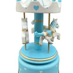 Bomboniera Battesimo Carillon Giostra Bianco e Azzurro - Special Gifts