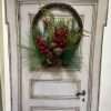 Dietroporta con Campanaccio e Bacche - Decorazioni Natalizie