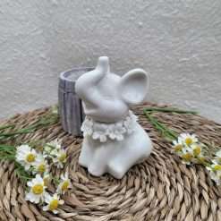 Profumatore Elefante in Porcellana - Articolo da Regalo, Home Design