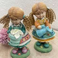 Set 2 Bamboline con Treccine - Articolo da Regalo, Home Design