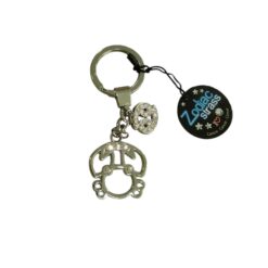 Portachiavi in Acciaio Segno Zodiacale Cancro