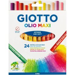 Confezione 24 Pastelli ad Olio Maxi Giotto