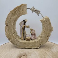 Natività in Tronco - Decorazioni Natalizie