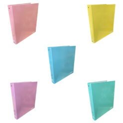 Copertina ad Anelli A4 Swipe Pastello