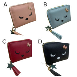 Portafoglio Zip Teddy Face