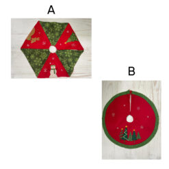 Tappeto Copri Base per Albero di Natale Ø 40cm