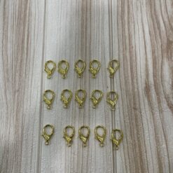 Stock 45 pz Moschettoni a Gancio Color Oro 