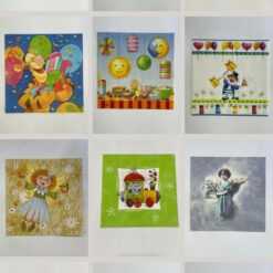 Set 24 pz tovaglioli per decoupage – Tema Compleanno