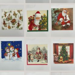 Set 24 pz Tovaglioli Natalizi per Decoupage
