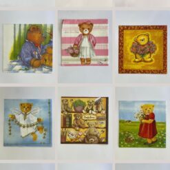 Set 24 pz tovaglioli per decoupage - Orsetti